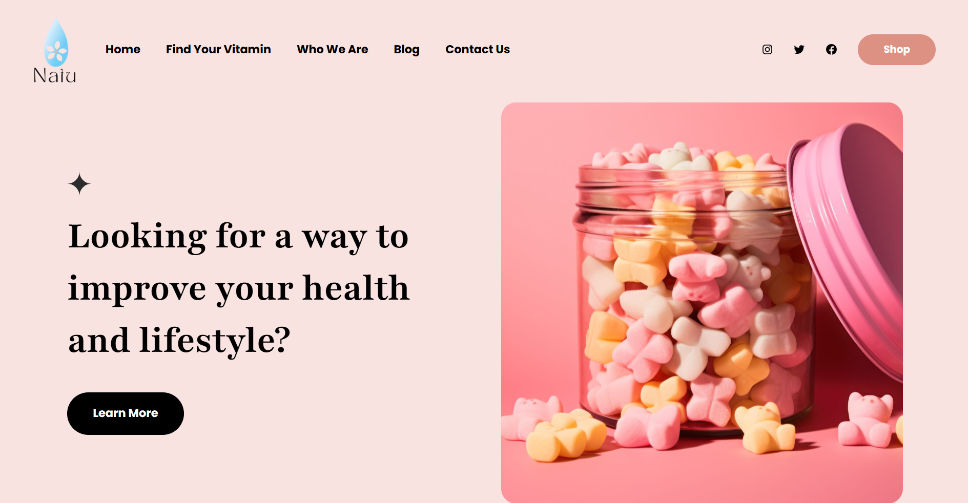 Natu website screenshot